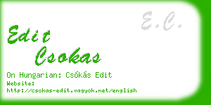 edit csokas business card
